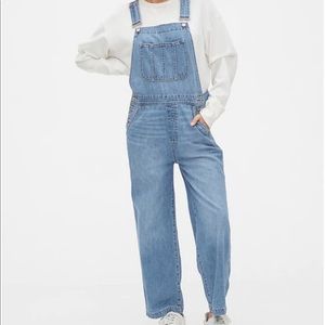 GAP | wide leg denim overalls